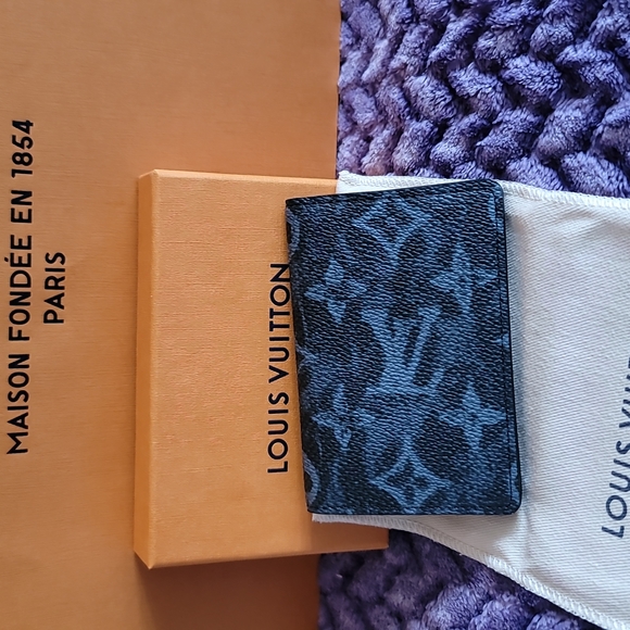 Louis Vuitton Pastel Black Pocket Organizer By Virgil Abloh Giant Monogram Limit - Picture 1 of 15